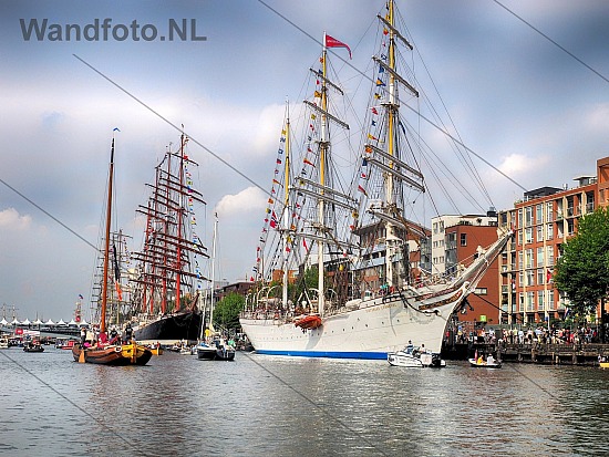 Bark Statsraad Lehmkuhl - Sail Amsterdam 2015, Amsterdam