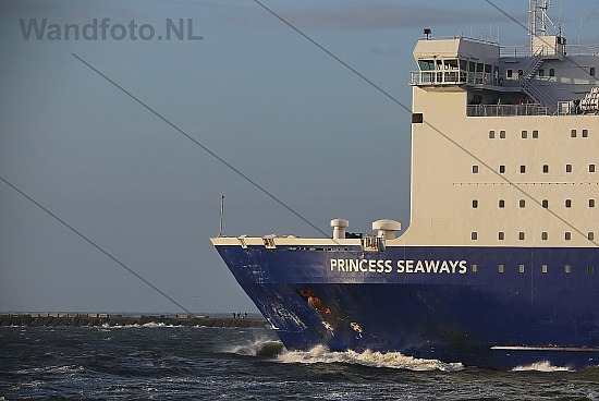 Cruiseferry Princess Seaways, Buitenhaven, IJmuiden