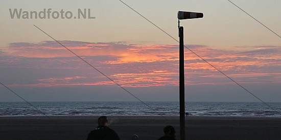 Zonsondergang, Kennemerstrand - Grote Strand, IJmuiden aan Zee