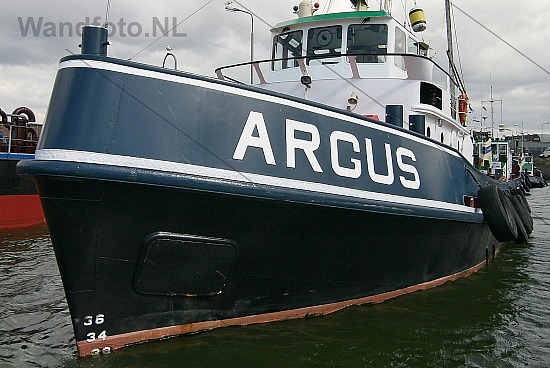 Sleepboot Argus, Vissershaven, IJmuiden