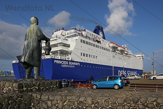 Cruiseferry Princess Seaways, Kop van de Haven, IJmuiden