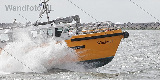 Noordpier, Velsen-Noord
Tender Windcat-1 vertrekt naar de winmol