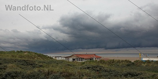Dreigende wolken, IJmuiden aan Zee