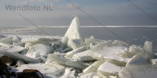 Kruiend ijs, Markermeer, Almere