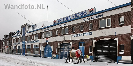 Sneeuw, Trawlerkade, IJmuiden
