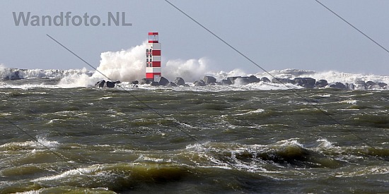 Storm, Noordpier, IJmuiden