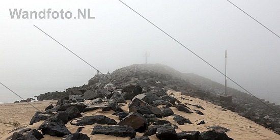 Mist, Kleine Strand - Strekdam, IJmuiden aan Zee