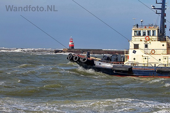 Storm, Buitenhaven, IJmuiden