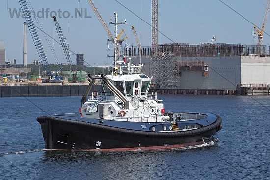 Sleepboot Atlas, Zuiderbinnentoeleidingskanaal, IJmuiden