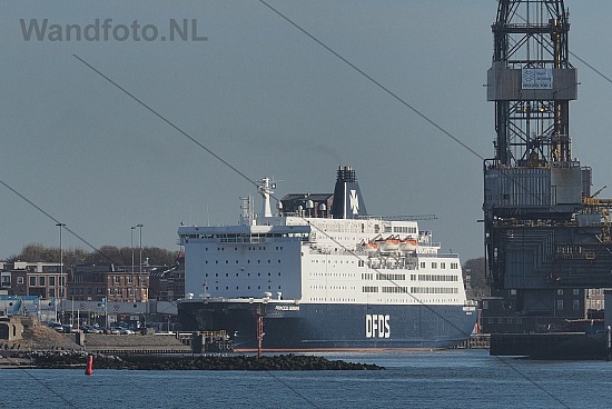 Cruiseferry Princess Seaways, Felison Terminal, IJmuiden (FotoKv
