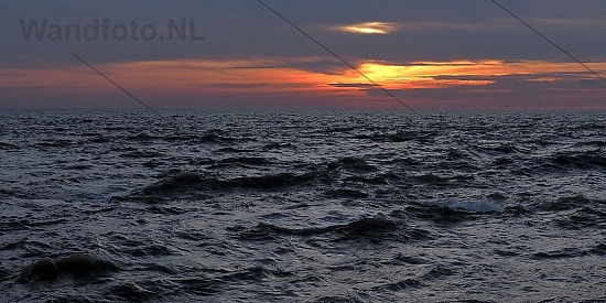 Zonsondergang, Noordzee, IJmuiden