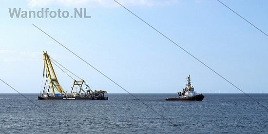 Zeiljacht Svartloga geborgen, Noordzee, IJmuiden