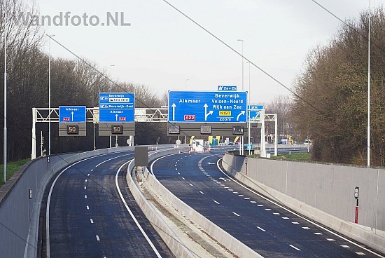 Renovatie, Snelweg A22 - Velsertunnel, Velsen-Noord