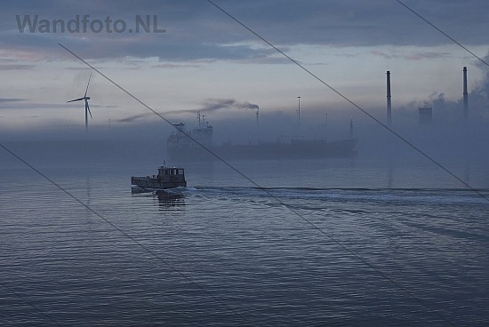Mist, Buitenhaven - Tata Steel, IJmuiden