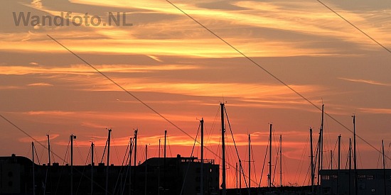 Zonsondergang Marina Seaport IJmuiden, IJmuiden aan Zee