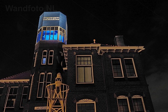 Toren verlicht, Zee- en Havenmuseum, IJmuiden