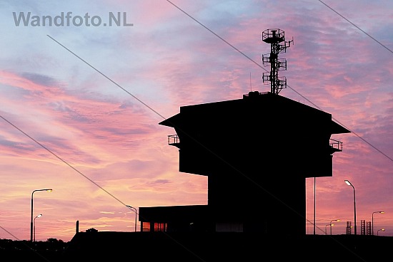 Zonsondergang, Noordersluis, IJmuiden