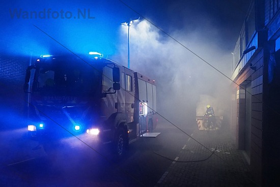 2e buitenbrand in Rivierenbuurt binnen een uur, IJmuiden