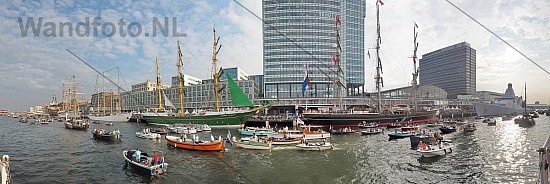 Kleine vaart Sail Amsterdam 2015, IJhaven, Amsterdam