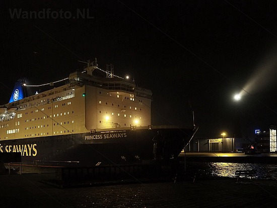 Felison Terminal, IJmuiden
Cruiseferry Princess Seaways vertrekt