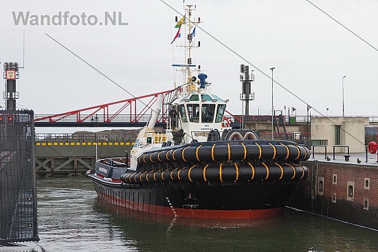 Nieuw sleepboot Mars, Zuidersluis, IJmuiden