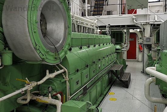 Machinekamer - Hulpmotoren, Cruiseferry King Seaways, IJmuiden (