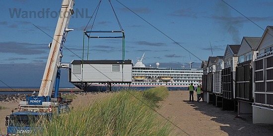 Cruiseschip Balmoral Kleine Strand IJmuiden, IJmuiden aan Zee