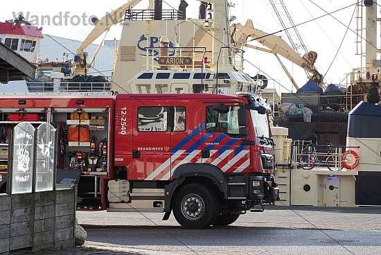 4WD tankautospuit 12-2540 van brandweer, IJmuiden