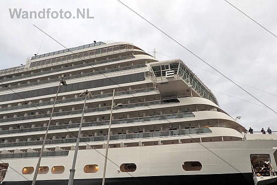 Cruiseschip Rotterdam, Noordersluis, IJmuiden