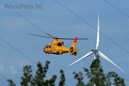Helikopter OO-NHX bij de Nationale Reddingbootdag, KNRM-Steiger,