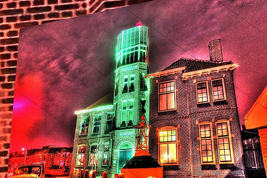 Verlichte toren, Zee- en Havenmuseum, IJmuiden