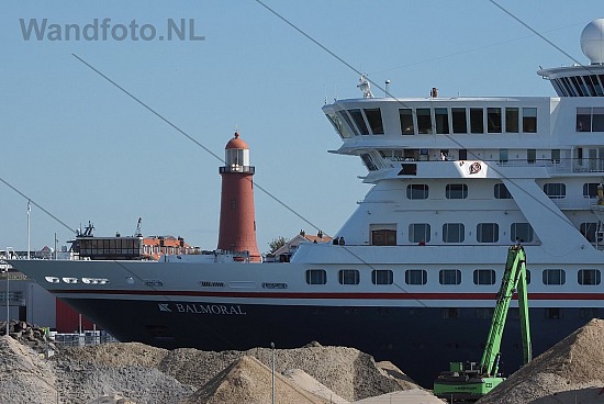 Cruiseschip Balmoral, Felison Cruise Terminal, IJmuiden (FotoKvL