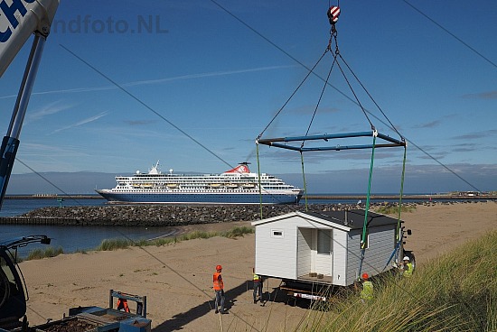 Cruiseschip Balmoral Kleine Strand IJmuiden, IJmuiden aan Zee