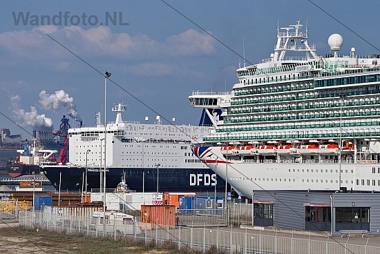 Maiden Call Cruiseschip Ventura, Felison Cruise Terminal, IJmuid