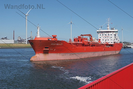Tanker Sten Skagen anaal, Nieuwe Noorderbuitentoeleidingsk, IJmu
