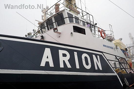 Sleepboot Arion terug uit Finland, Loggerkade, IJmuiden
