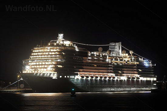 Service call gloednieuw cruiseschip Rotterdam (HAL), IJmuiden