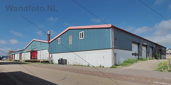 Gevel slooppand, Industriestraat, IJmuiden (FotoKvL/12-08-2023)