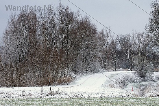 Sneeuw, Laaglandersluisweg, Velsen-Zuid