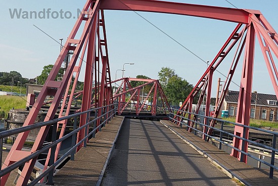 Openen brug binnenhoofd, Middensluis, IJmuiden