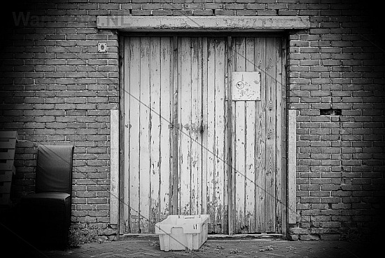 Oude deur, Halkade, IJmuiden