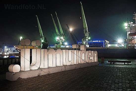 Punt-IJmuiden-Letters, Kop van de Haven, IJmuiden