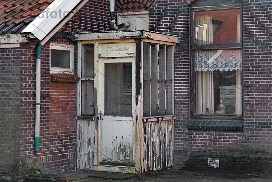 Oude dienstwoningen, Seinpostweg, IJmuiden (FotoKvL/21-11-2022)