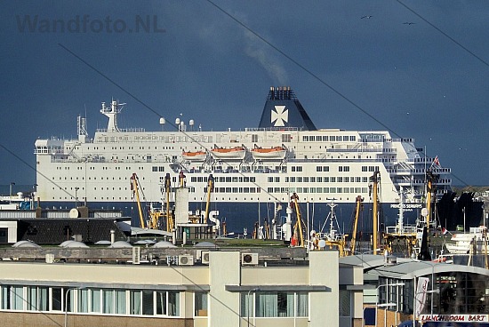 Cruiseferry Princess Seawyas terug uit Amsterdam, Noorderbuitent
