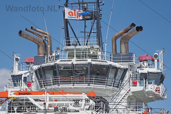 Sleepboot ALP Sweeper, Monnickendamkade - IJmondhaven, IJmuiden