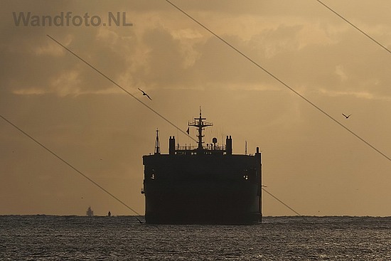 Afzinkbaar schip Super Servant 4, Buitenhaven, IJmuiden