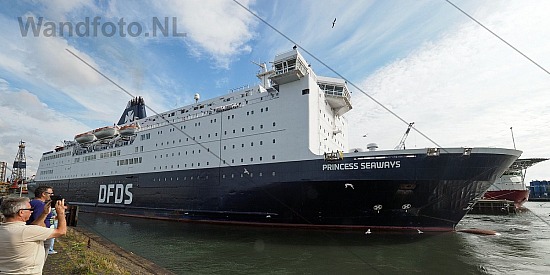 Verhalen cruiseferry Princess Seaways van de Cruisekade naar de
