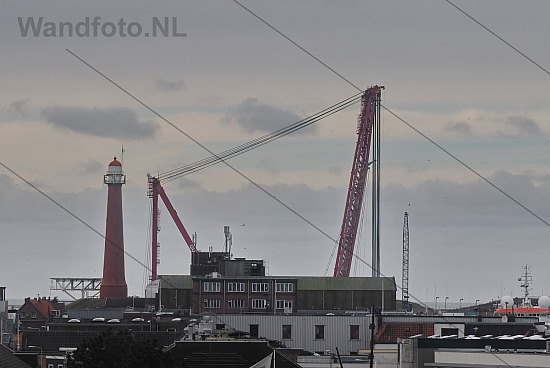 Kraanschip Gulliver, Leonarduskade, IJmuiden (FotoKvL/26-02-2024