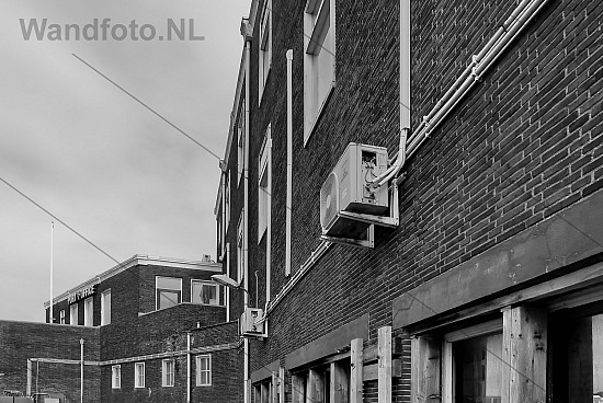Gevel, Kantoor Staatsvissershavenbedrijf, IJmuiden (FotoKvL/04-0