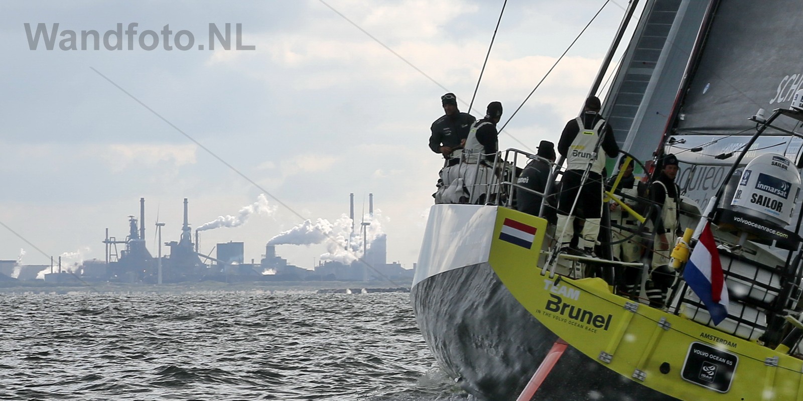 Noordzee, IJmuidenAankomst Team Brunel in IJmuidenNWFoto / Ko